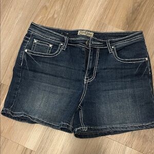 Earl Jeans Dark Blue Jean Shorts